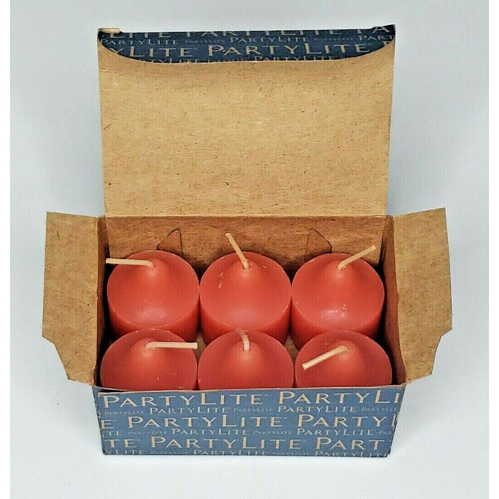 Partylite 6 Votives New Box Persimmon Cider P1C/V06938